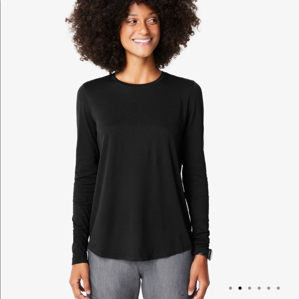 Figs long sleeve under scrub